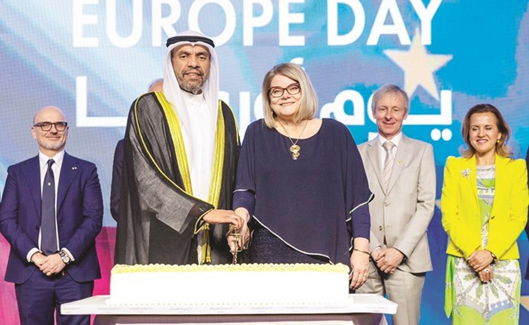 وزير الخارجية شارك في الاحتفال السنوي ليوم أوروبا