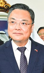 السفير الصيني: ننسق مع الجانب الكويتي لتنفيذ الخطوة الأولى لمشروعات ميناء مبارك والطاقة المتجددة وغيرها