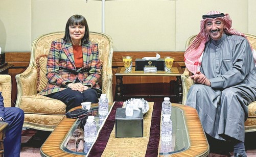 وزير الكهرباء بحث مع السفيرة الأميركية أوجه التعاون بين البلدين