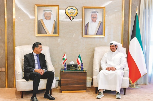 وزير الإعلام ونظيره اللبناني بحثا تعزيز التعاون الإعلامي بين البلدين